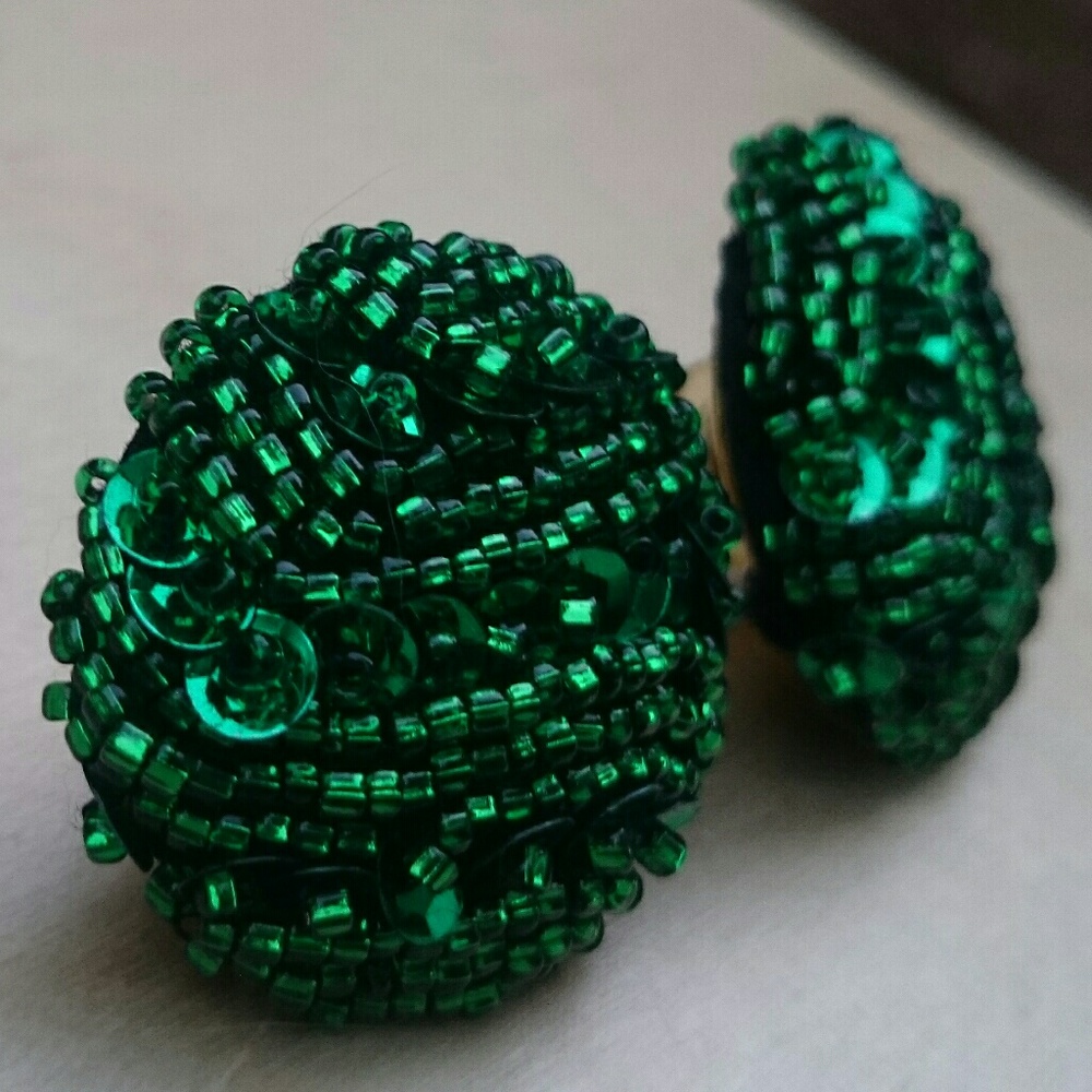 Emerald Green Earrings